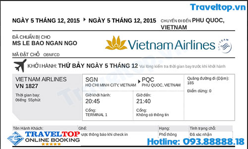 Hướng dẫn quy trình đặt vé máy bay và thanh toán